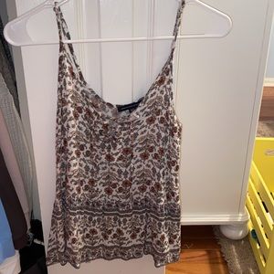 Floral Tank Top with Adjustable Straps